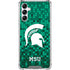 Michigan State University Spartans Digital Pixels Galaxy A15 5G Clear Case